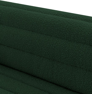 Cascade Green Boucle Fabric Sofa 191Green-S Meridian Furniture