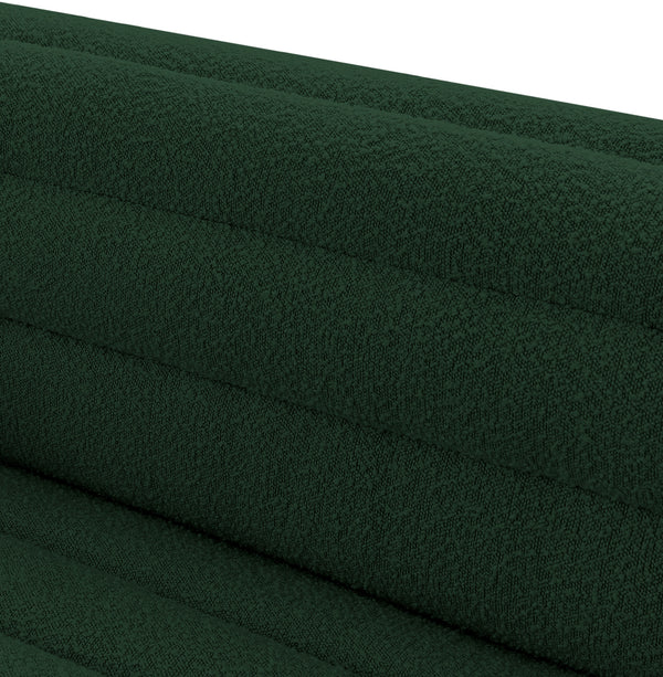 Cascade Green Boucle Fabric Sofa 191Green-S Meridian Furniture