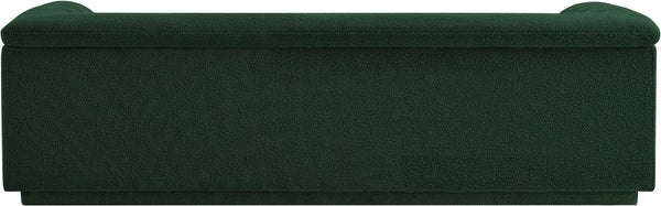 Cascade Green Boucle Fabric Sofa 191Green-S Meridian Furniture