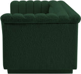 Cascade Green Boucle Fabric Sofa 191Green-S Meridian Furniture