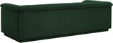 Cascade Green Boucle Fabric Sofa 191Green-S Meridian Furniture