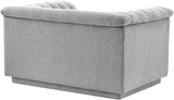 Cascade Grey Boucle Fabric Chair 191Grey-C Meridian Furniture