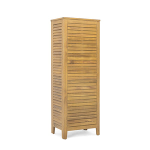 English Elm Christopher Knight Home® - Whitney Acacia Wood Cabinet Teak Finish — Durable Indoor/Outdoor Storage 62" Tall, Easy Assembly, Spacious N775P177407T