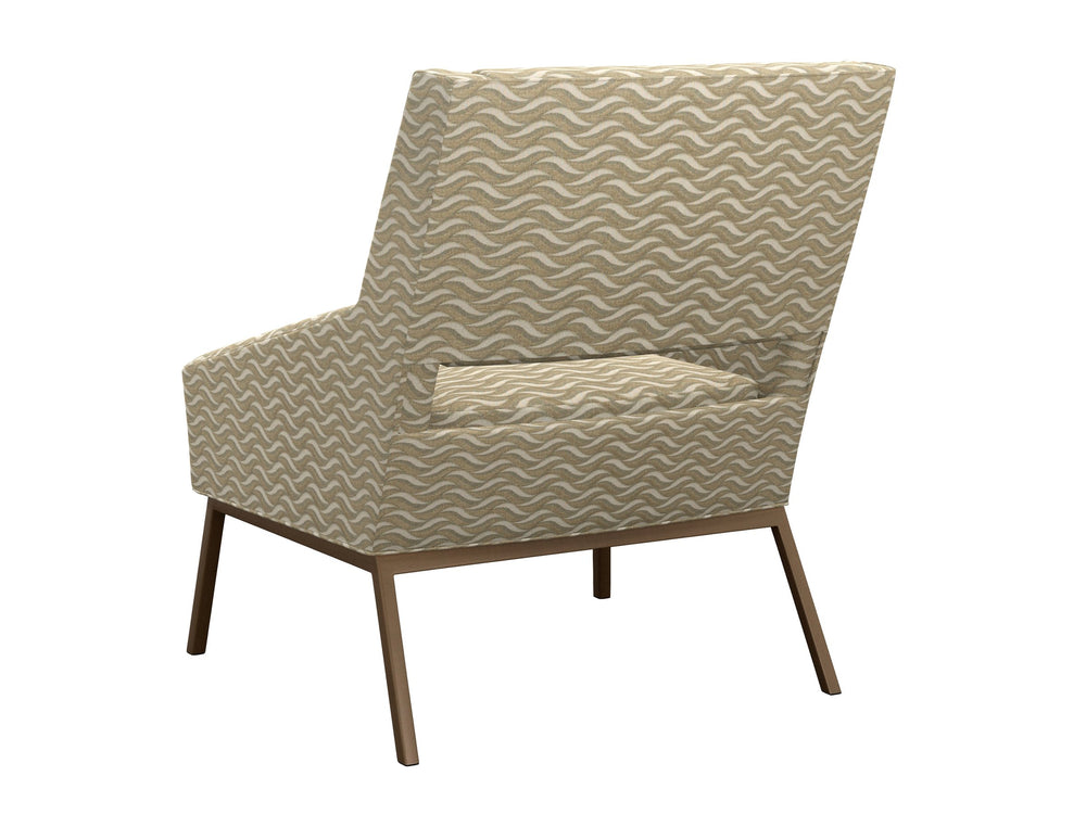 Lexington Amani Upholstered Accent Chair with Brass Accents Ultra Down Cushion Living Room 1927-11B-75