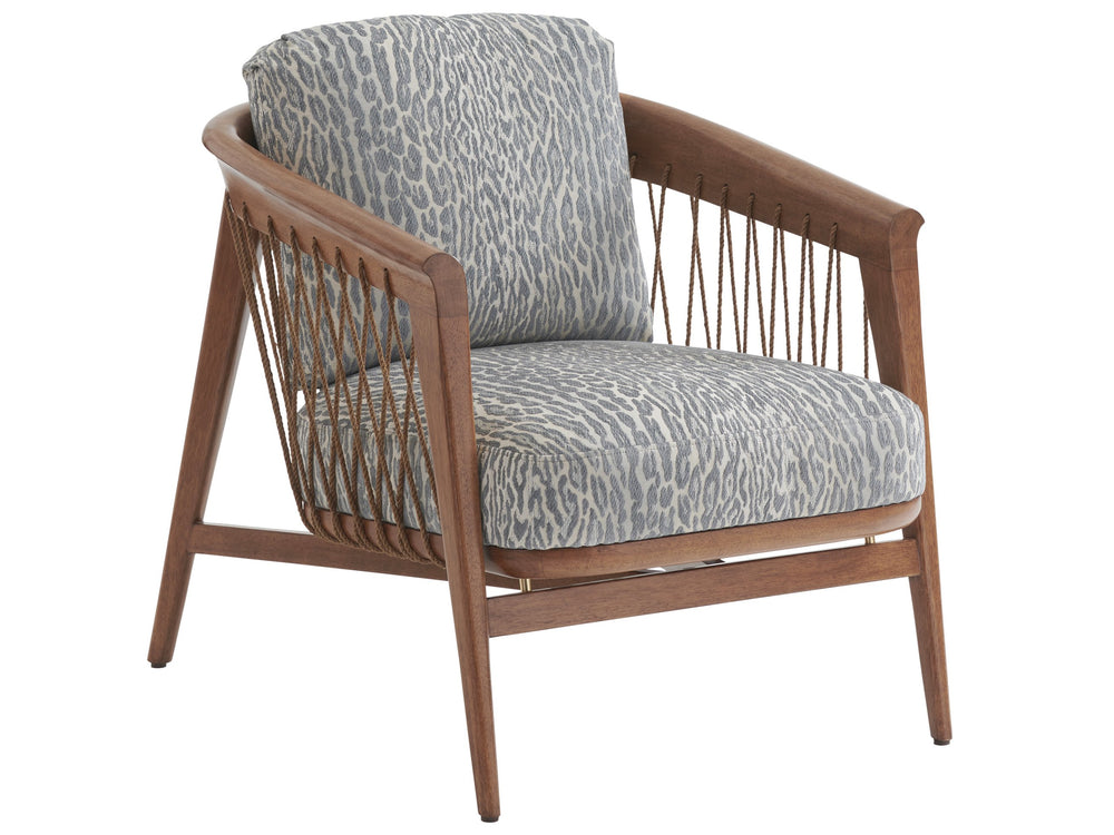 Lexington Tommy Bahama Home Davita Chair - Luxurious Palm Desert Design With Blend Down Back Cushion And Elegant Upholstery  Wood 1928-11-40