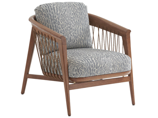 Lexington Tommy Bahama Home Davita Chair - Luxurious Palm Desert Design With Blend Down Back Cushion And Elegant Upholstery  Wood 1928-11-40