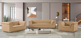 Cascade Camel Velvet Fabric Sofa 192Camel-S Meridian Furniture