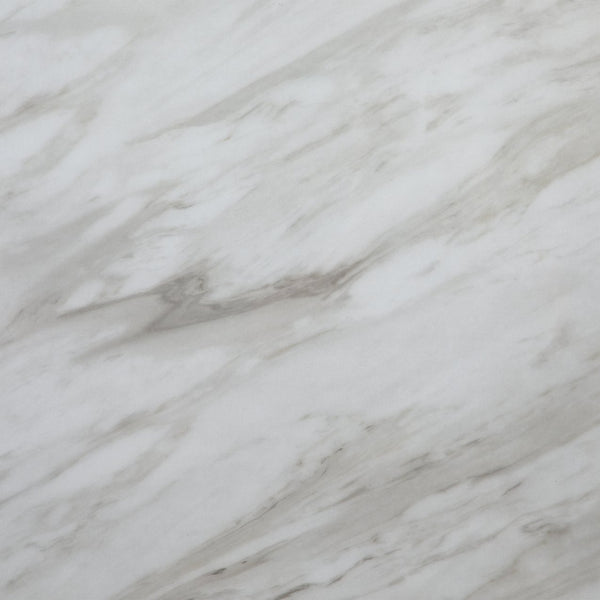 English Elm MIKHA Natural Bar Table with Faux Marble Top, Solid Rubberwood Pedestal Base & Silver Connector Finish B201S00351