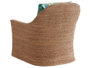 Lexington Tommy Bahama Home Soren Swivel Chair - Luxurious Mid-century Modern Design With Ultra Comfortable Down Cushions  Wood 1934-11sw-41