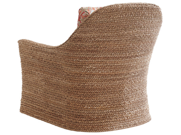 Lexington Tommy Bahama Home Soren Swivel Chair - Luxurious Mid-century Modern Design With Ultra Comfortable Down Cushions  Wood 1934-11sw-42