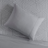 Urban Habitat Bentley Modern/Contemporary 3 Piece Matelasse Jacquard Duvet Cover Set UH12-2492 Grey-Blue