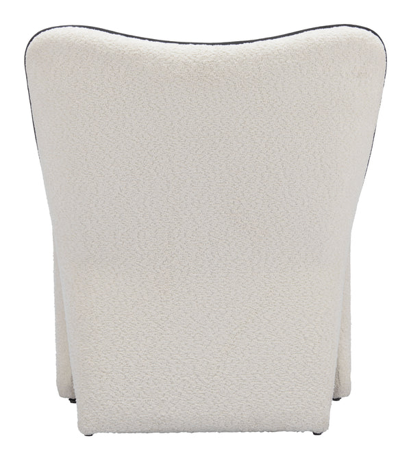 Novo Accent Chair Ivory 110201 Zuo Modern