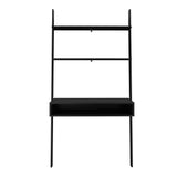 Manhattan Comfort Cooper Mid-Century Modern Ladder Desk Black 193AMC153