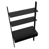 Manhattan Comfort Cooper Mid-Century Modern Ladder Desk Black 193AMC153