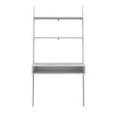 Manhattan Comfort Cooper Mid-Century Modern Ladder Desk White 193AMC6