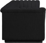 Cascade Black Boucle Fabric Modular Sofa 193Black-S119 Meridian Furniture