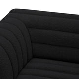 Cascade Black Boucle Fabric Modular Sofa 193Black-S119 Meridian Furniture