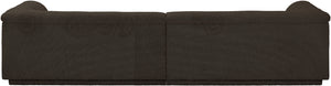 Cascade Brown Boucle Fabric Modular Sofa 193Brown-S119 Meridian Furniture