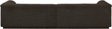 Cascade Brown Boucle Fabric Modular Sofa 193Brown-S119 Meridian Furniture