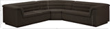 Cascade Brown Boucle Fabric Modular Sectional 193Brown-Sectional Meridian Furniture