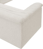 Cascade Cream Boucle Fabric Modular Sectional 193Cream-Sectional Meridian Furniture