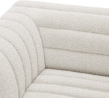 Cascade Cream Boucle Fabric Modular Sectional 193Cream-Sectional Meridian Furniture