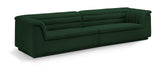 Cascade Green Boucle Fabric Modular Sofa 193Green-S119 Meridian Furniture