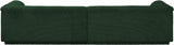 Cascade Green Boucle Fabric Modular Sofa 193Green-S119 Meridian Furniture