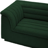 Cascade Green Boucle Fabric Modular Sofa 193Green-S119 Meridian Furniture