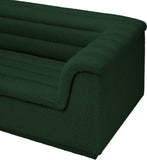 Cascade Green Boucle Fabric Modular Sofa 193Green-S119 Meridian Furniture