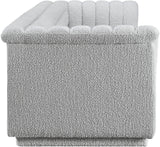 Cascade Grey Boucle Fabric Modular Sofa 193Grey-S119 Meridian Furniture