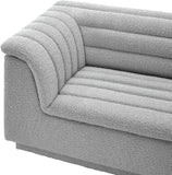 Cascade Grey Boucle Fabric Modular Sofa 193Grey-S119 Meridian Furniture