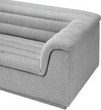 Cascade Grey Boucle Fabric Modular Sofa 193Grey-S119 Meridian Furniture