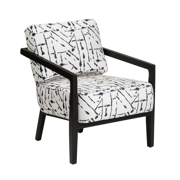 Crestview Collection Transitional Modern Accent Chair - Stylish Comfort With Abstract Design, No Assembly Required! Gray Polyester Cvfzr6149