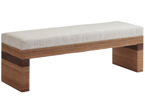 Lexington Tommy Bahama Home Rosemead Bed Bench - Elegant Palm Desert Collection With Luxurious Mid-century Modern Design  Wood 1946-25-40