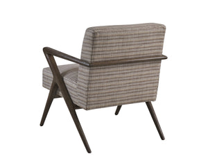 Lexington Tanzania Chair - Modern Relaxed Design In Quartered White Oak With Earthy Upholstery & Dark Accents  Wood 1948-11-40