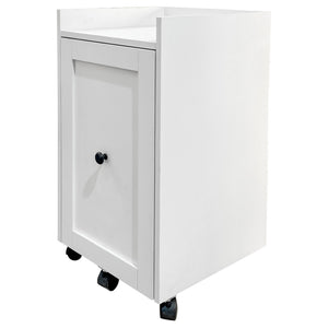 English Elm Organizer Rolling Three Tier Pantry Storage Cabinet with Wheeled Base Slim Fit W331P379769