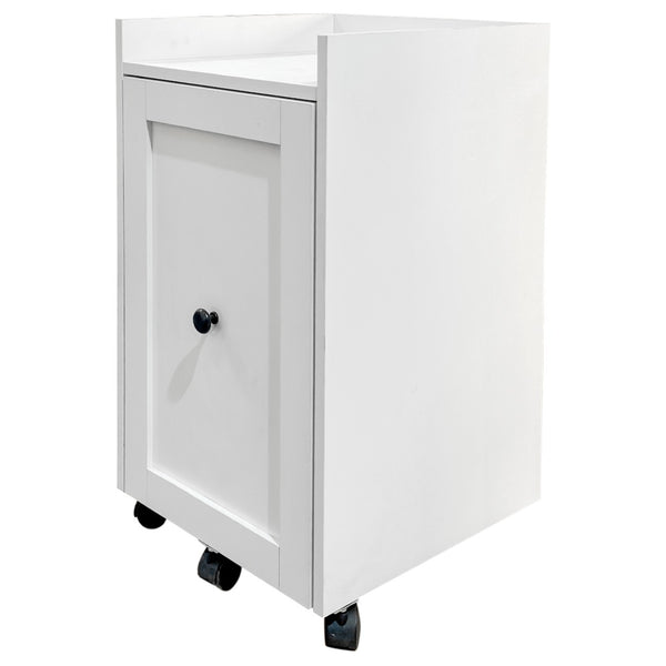 English Elm Organizer Rolling Three Tier Pantry Storage Cabinet with Wheeled Base Slim Fit W331P379769