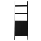 Manhattan Comfort Cooper Mid-Century Modern Ladder Display Cabinet Black 194AMC153