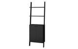 Manhattan Comfort Cooper Mid-Century Modern Ladder Display Cabinet Black 194AMC153