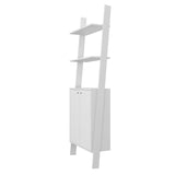 Manhattan Comfort Cooper Mid-Century Modern Ladder Display Cabinet White 194AMC6