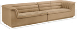 Cascade Camel Velvet Fabric Modular Sofa 194Camel-S119 Meridian Furniture