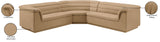 Cascade Camel Velvet Fabric Modular Sectional 194Camel-Sectional Meridian Furniture