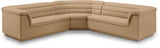 Cascade Camel Velvet Fabric Modular Sectional 194Camel-Sectional Meridian Furniture