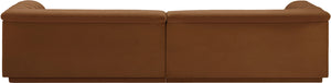 Cascade Saddle Velvet Fabric Modular Sofa 194Saddle-S119 Meridian Furniture
