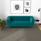 Ashcroft Furniture Addison Teal Velvet Sofa - Plush & Stylish with Firm Comfort | 78