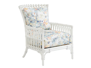 Lexington Tommy Bahama Home Newcastle Chair - Elegant Coastal Living Design With Mahogany Frame And Luxurious Upholstery Cushions  Wood 1951-11-40