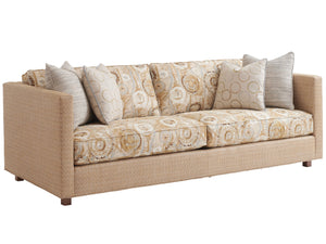Lexington Tommy Bahama Home Montebello Sofa - Luxurious Palm Desert Collection With Ultra Down Cushions & Custom Upholstery Mesa Wood 1952-33-40
