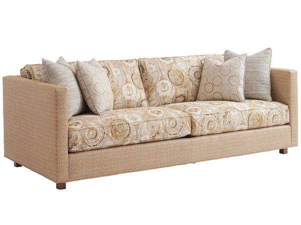 Lexington Tommy Bahama Home Montebello Sofa - Luxurious Palm Desert Collection With Ultra Down Cushions & Custom Upholstery Mesa Wood 1952-33-40