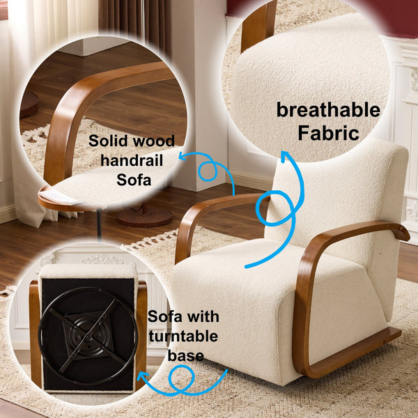 English Elm Meditation Chair - Ergonomic Cross-Legged Seating With Lumbar Support & Adjustable Cushion In Beige W3248P399635